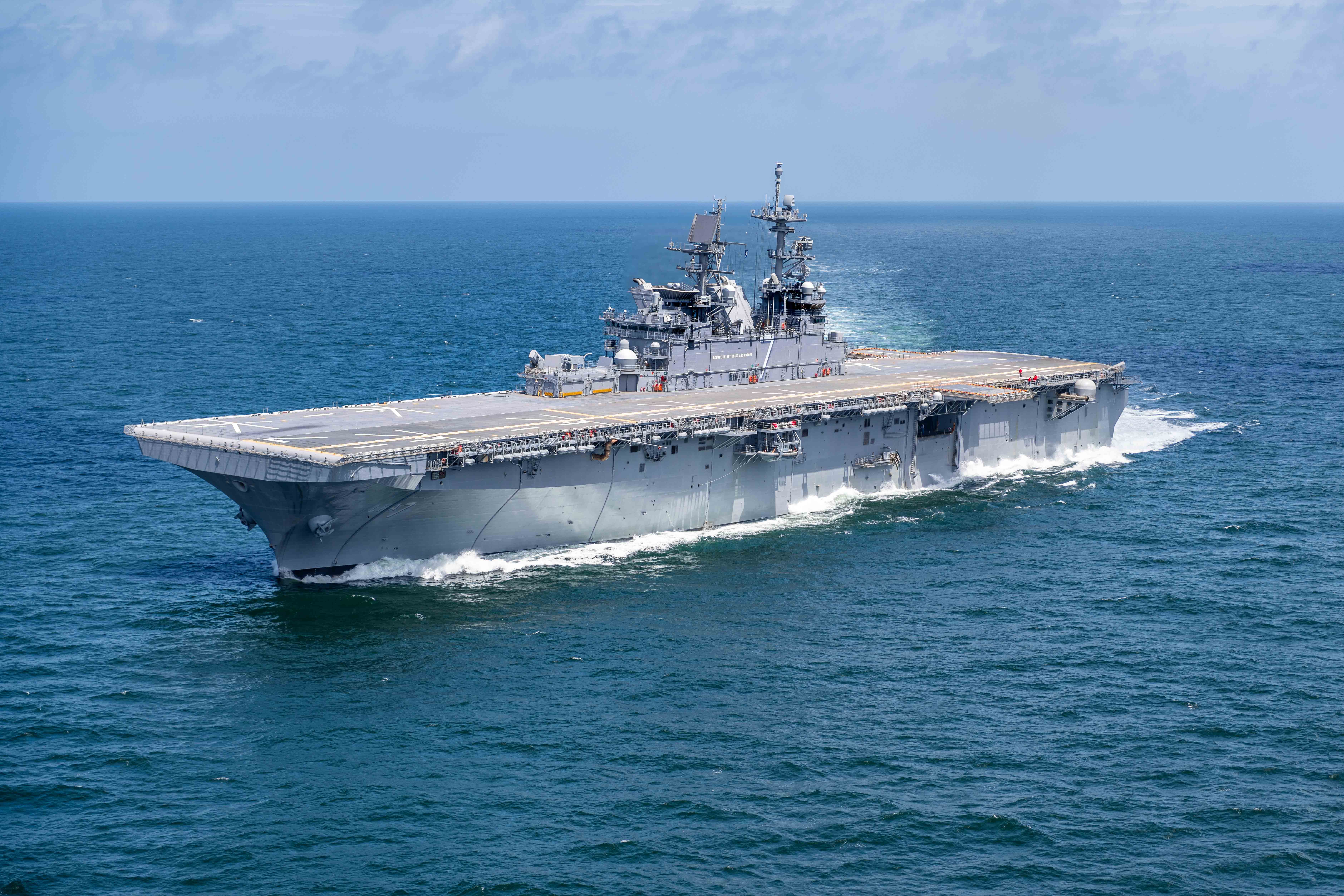 Naval Power Shift: USS Tripoli Marks Debut as Strike Group Flagship